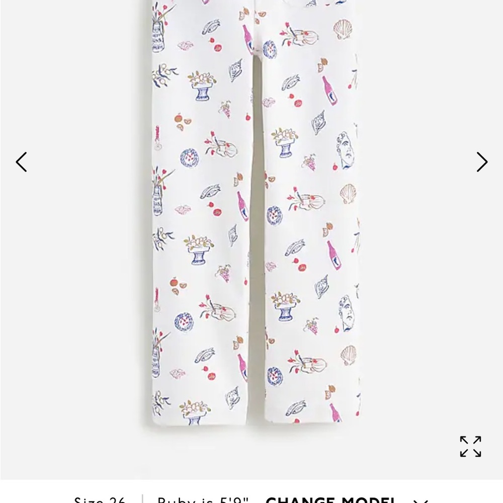 ISO Madewell x Lisa Says Gah! The Perfect Vintage Wide-Leg Crop Jean: Printed Ed - Picture 2 of 3